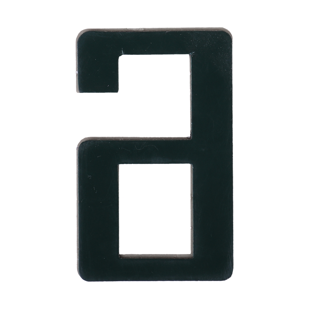 Дверной номер  «6», 37х5х60 мм, серебро LJPS0070 Public Steel Россия  - Вид №3