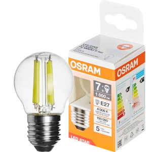 Лампа светодиодная Osram E27 7 Вт/840 нейтральный белый свет