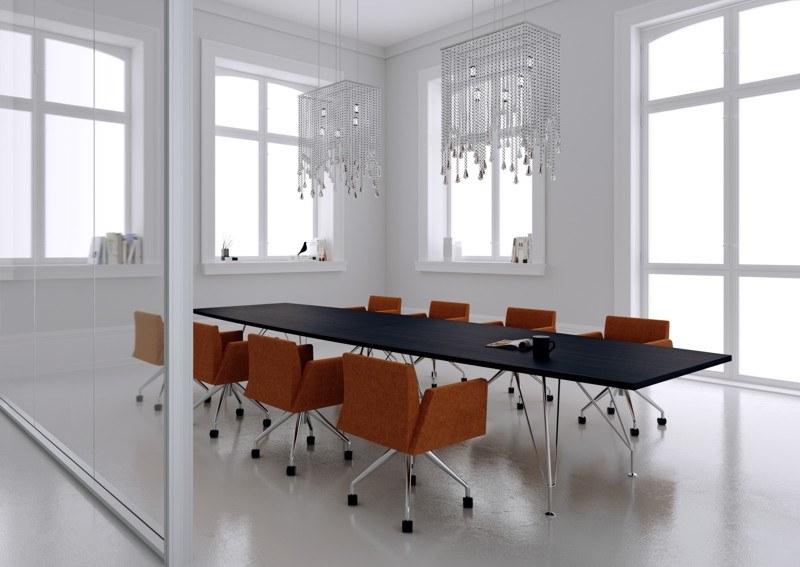 MASCAGNI Рабочий стол из нержавеющей стали и дерева Meeting sun-id-1355242 - Вид №3