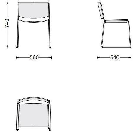 Porro Санное кресло из кожи Spindle sun-id-1454251 - Вид №5