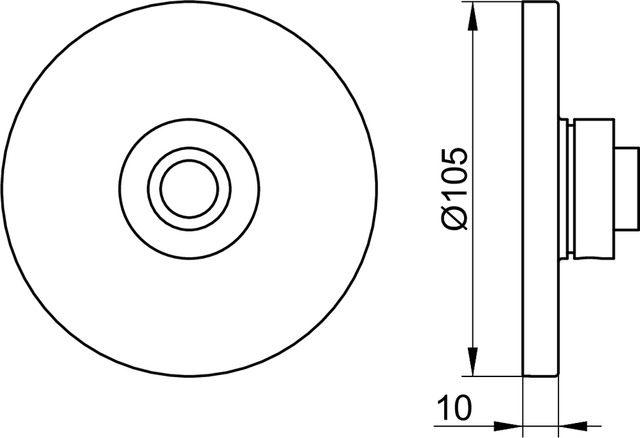 59056010091 Настенная розетка KEUCO Edition 90 59056010091 - Вид №2