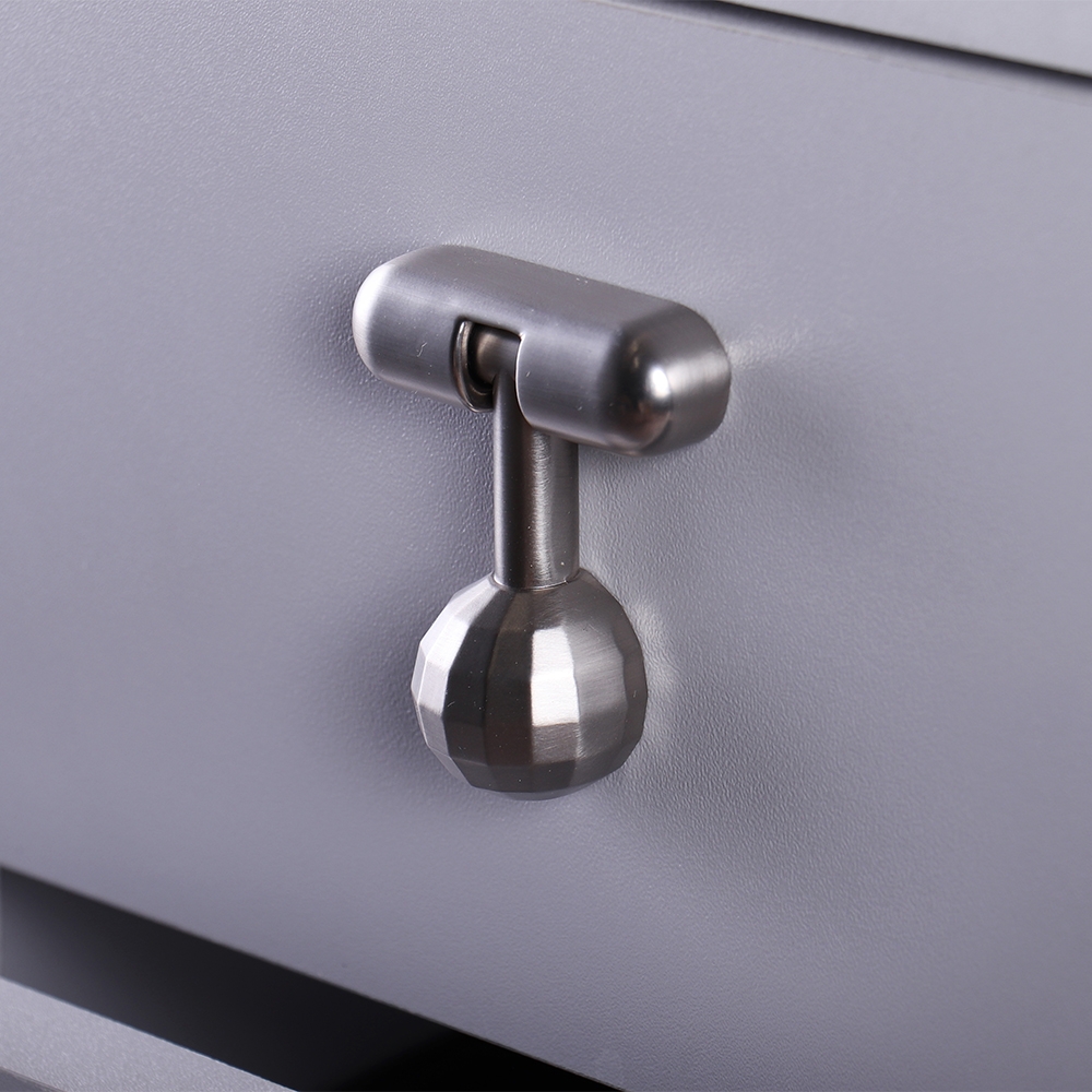 Мебельная ручка  Капля, 52x46x24, никель LJPS0183 Public Steel Россия  - Вид №4