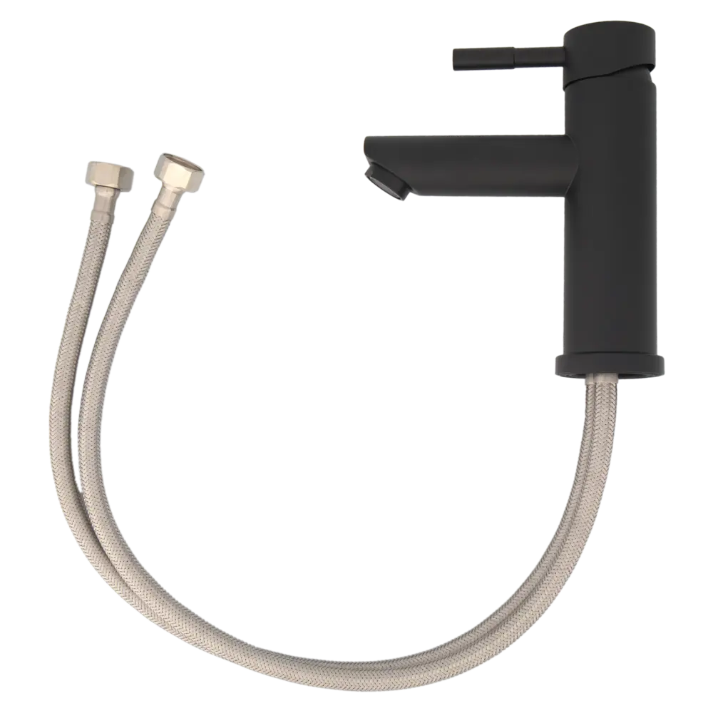 Смеситель VIDAGE Лаго для раковины — элегантный черный с керамическим картриджем 89360863 STLM-1480461 - Вид №1