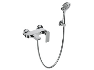 Настенный однорычажный смеситель для ванны с ручным душем
