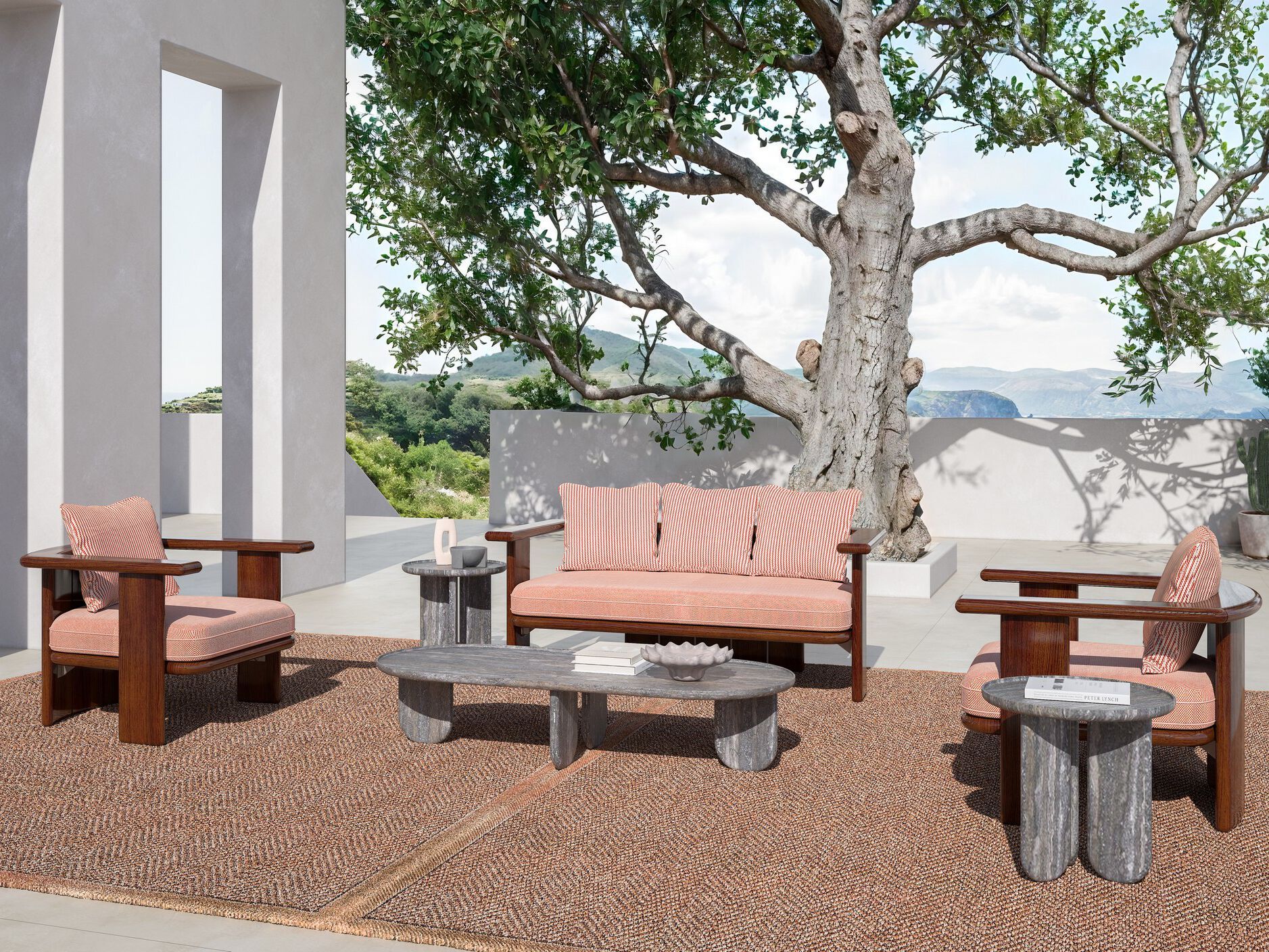 Деревянное кресло с подлокотниками CPRN HOMOOD Shapes 2025 ARCH-00103384 - Вид №4