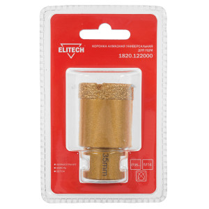 Алмазная коронка алмазная Elitech 1820.122000 9186957