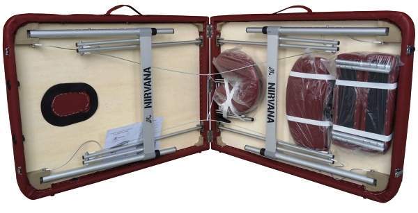 TS2010_W Красный массажный стол NIRVANA ELEGANT LUXE DFC  - Вид №5