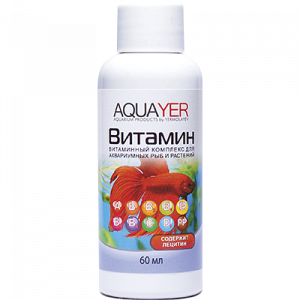 ПР0056040 Кондиционер для воды Витамин 60мл AQUAYER