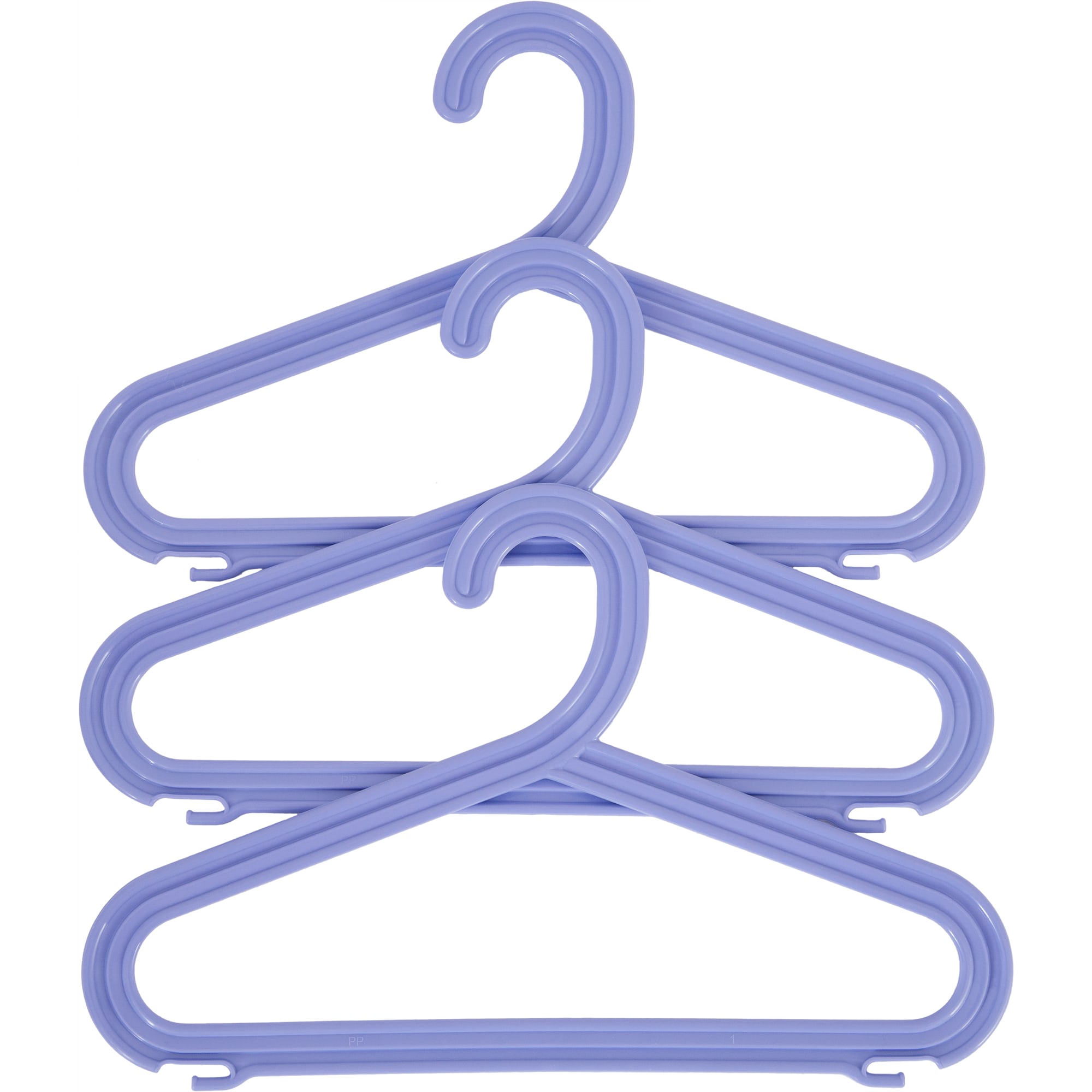 82999634 Плечики малые 318x204x12 мм, полипропилен, цвет синий, 3 шт Santreyd  - Вид №1