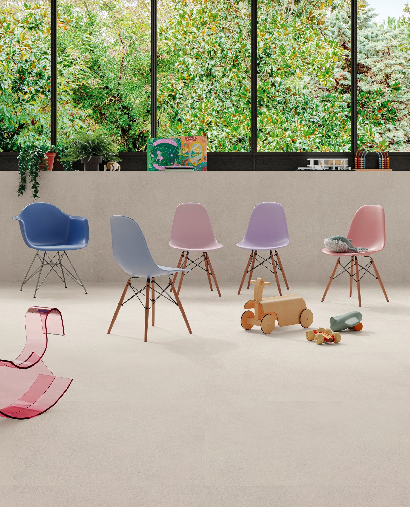 Антибактериальные напольные покрытия для внутренних и наружных работ с цементным эффектом CERAMICA SANT'AGOSTINO Соболь ARCH-00076999 - Вид №1