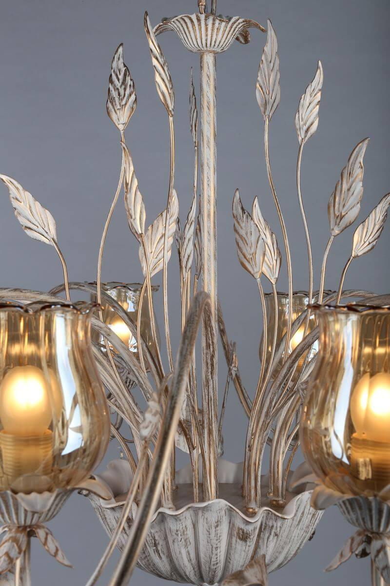 Подвесная люстра Omnilux OML-78503-10 OMNILUX OML-785 185870 Белый  - Вид №2