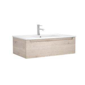 23936 SALGAR Мебель под умывальник MONTERREY 1000 1 металлический ящик NATURAL 997 x 270 x 450 мм Естественный