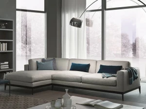 MisuraEmme Модульный угловой диван в коже Misuraemme