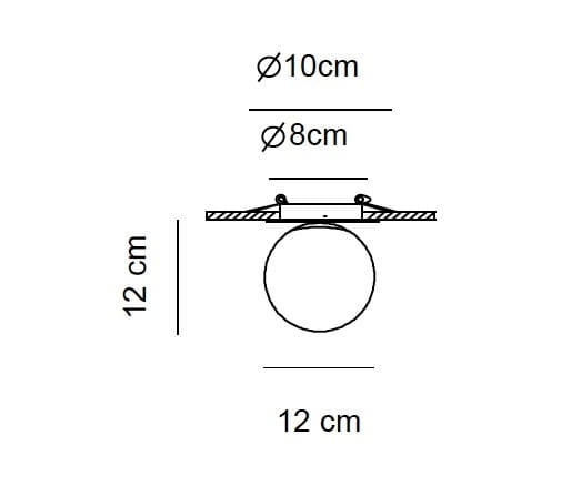 Потолочный светильник из алебастра и железа Alma light ARCH-00048634 - Вид №2