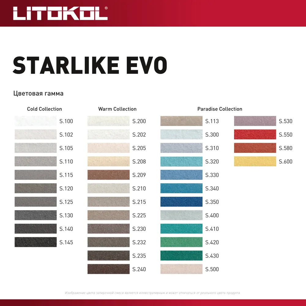 Эпоксидная затирка Litokol Starlike Evo - универсальное решение для плитки и мозаики 82860192 STLM-0037249 - Вид №5