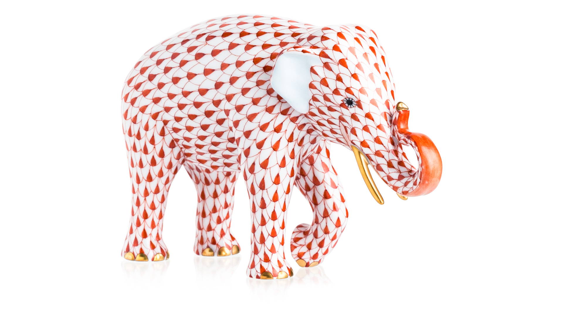 10647907 Herend Фигурка Herend "Азиатский слон" 10,5см Фарфор  - Вид №2