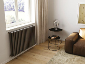 Горизонтальный полотенцесушитель из углеродистой стали