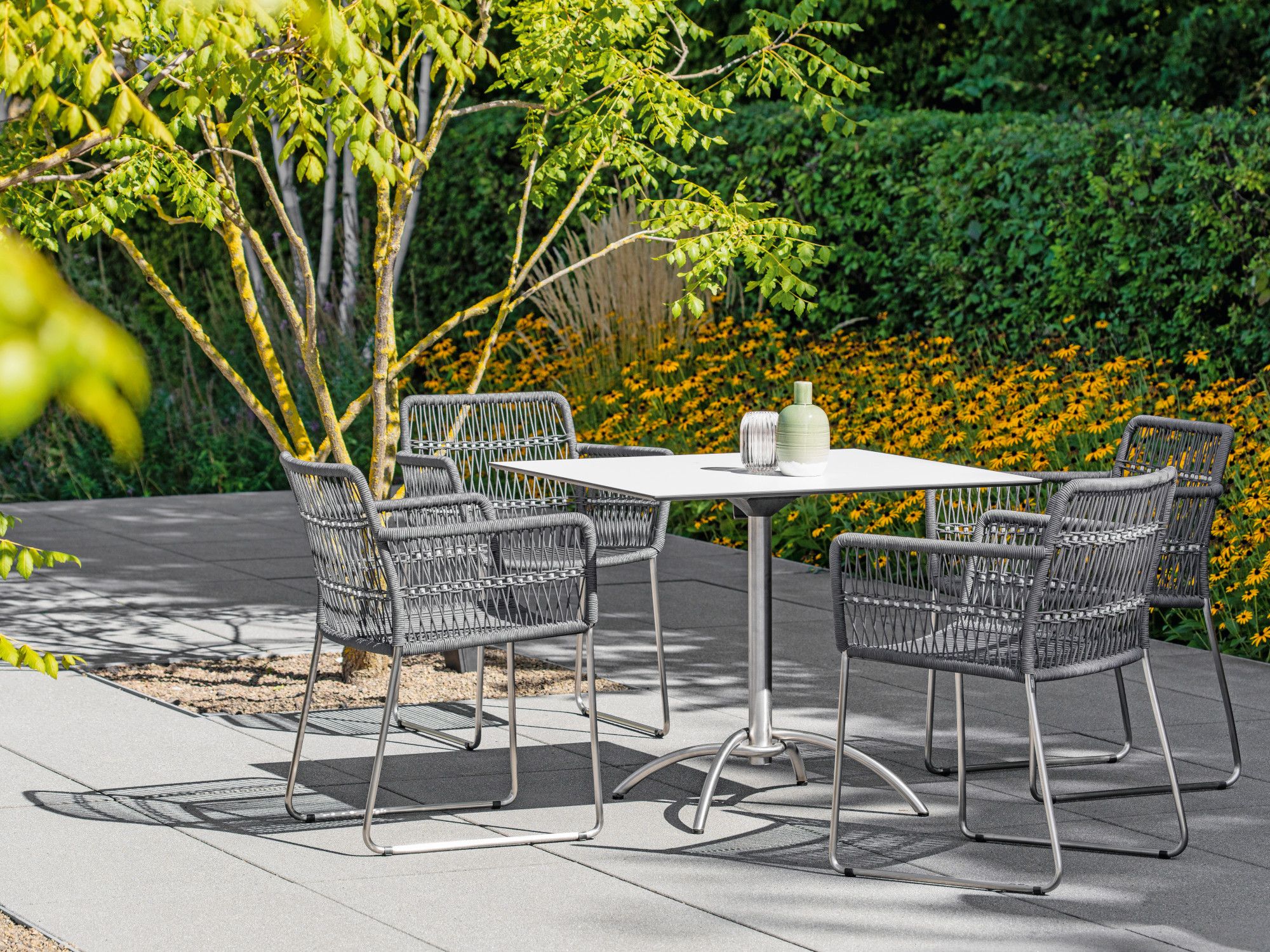 Сани сад стул с подлокотниками FISCHER MÖBEL проволока ARCH-00132808 - Вид №3