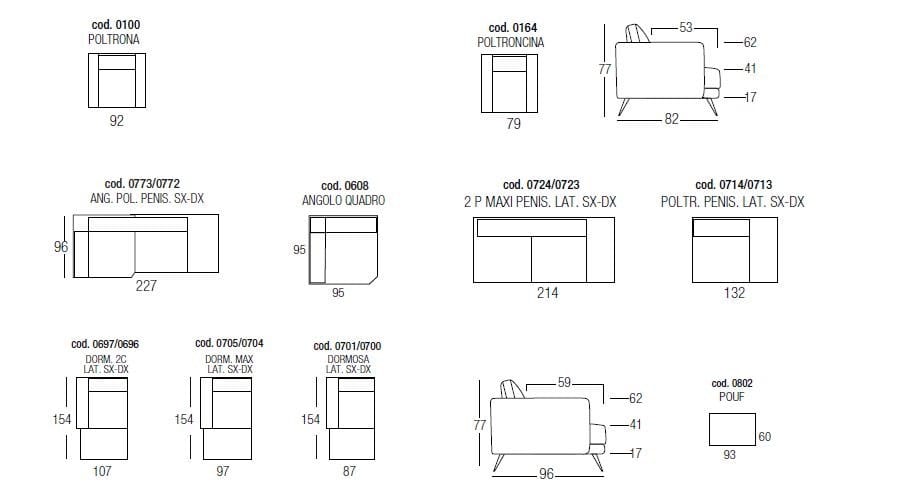 Ткань диван Egoitaliano SOPHIA ARCH-00113747 - Вид №3