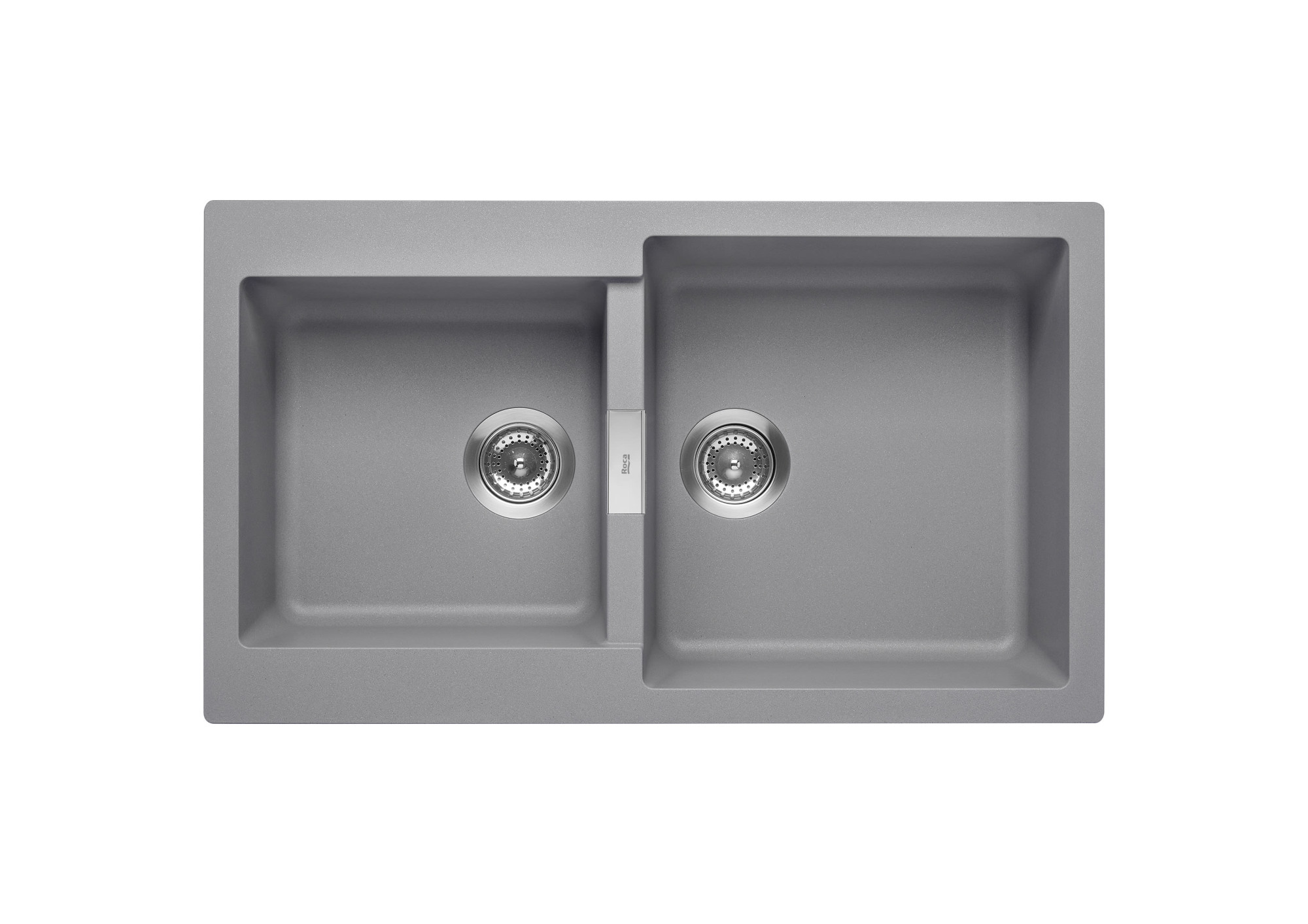 A880160110 Двусторонняя мойка QUARZEX® с 2 чашами ROCA Oslo