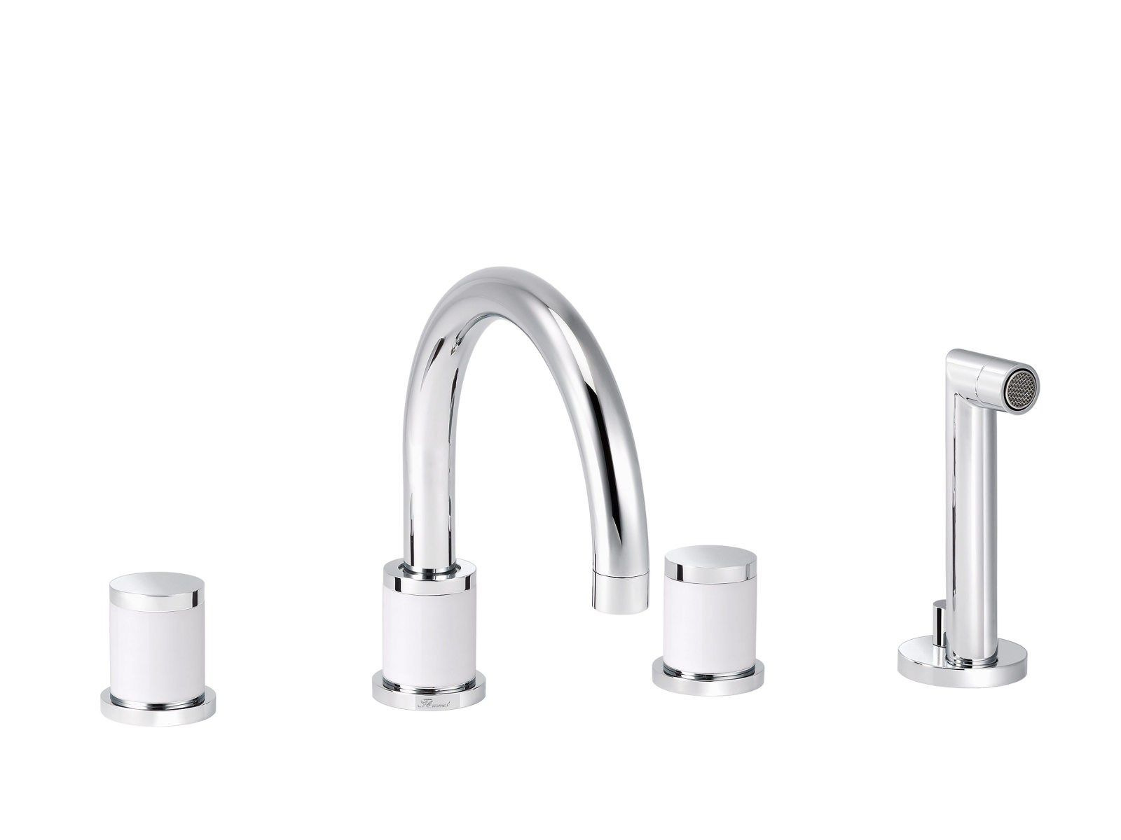 Набор для ванны с 4 отверстиями и ручным душем rvb FLAMANT DOCKS ARCH-00037839 - Вид №3