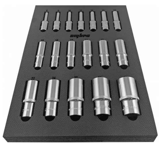 Набор торцевых головок Ombra OMT18STE 9103325 STDN-0150872 - Вид №1