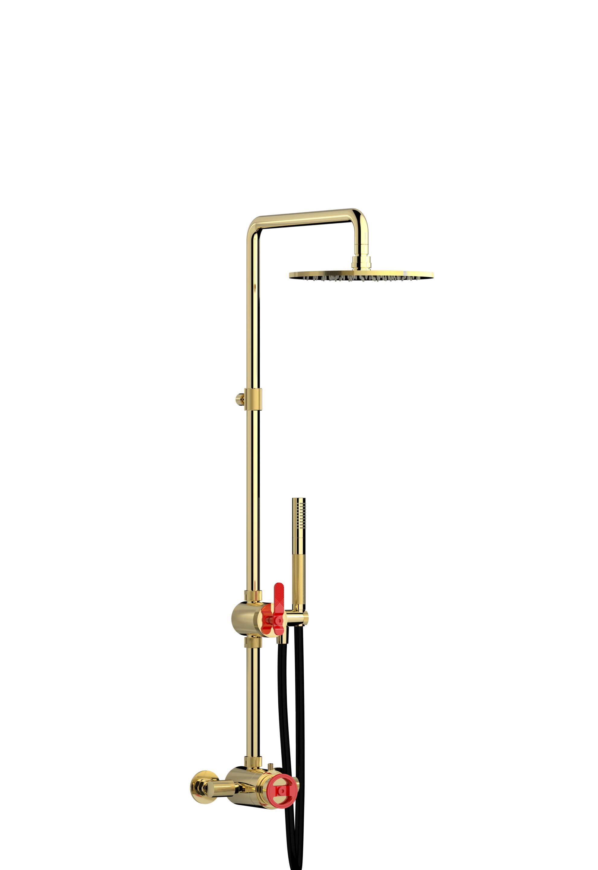 Настенная термостатическая душевая колонна с ручным душем IB Bold ARCH-00071043 - Вид №4