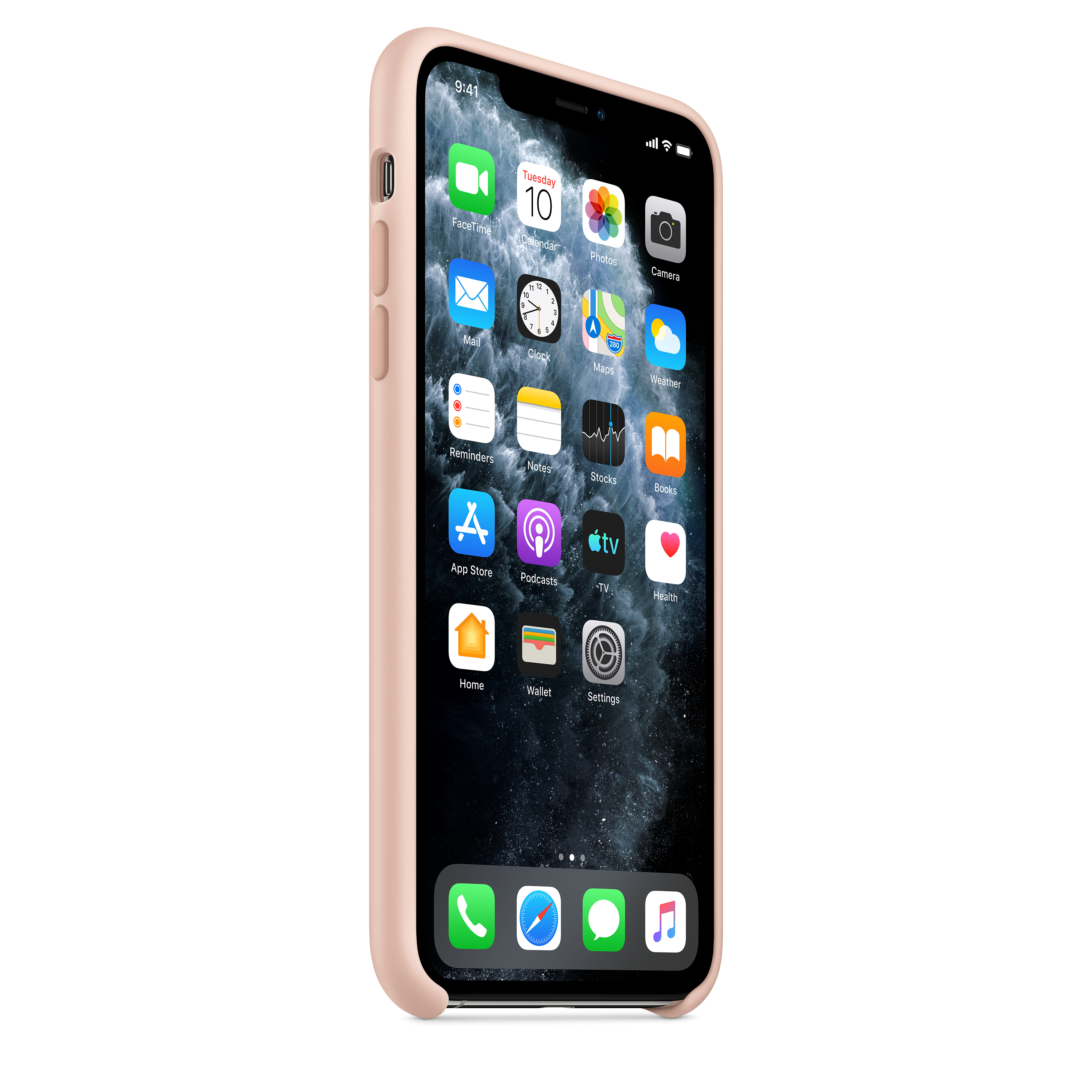 MWYY2ZM/A Iphone 11 pro max silicone case - pink sand Apple Santreyd  - Вид №4