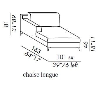 Dormeuse capitonné Meridiani Prince ARCH-00105273 - Вид №1