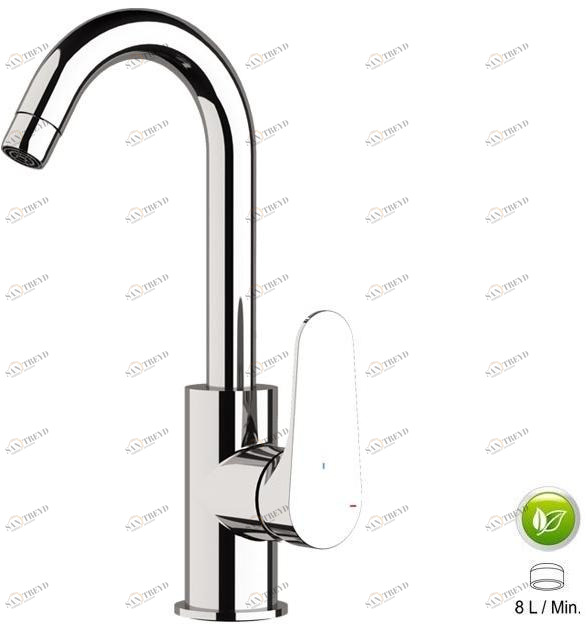 Remer Rubinetterie Смеситель кухонный с поворотным изливом Class line eco Le 72 c lt8