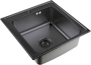 Мойка кухонная ZorG Inox SZR 5050 GRAFIT из нержавеющей стали, графит