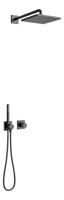 59602370002 Душевой Kомплект 8 / Tермостат на 2 потребителя / с квадратными розетками KEUCO IXMO Sets - Вид №1