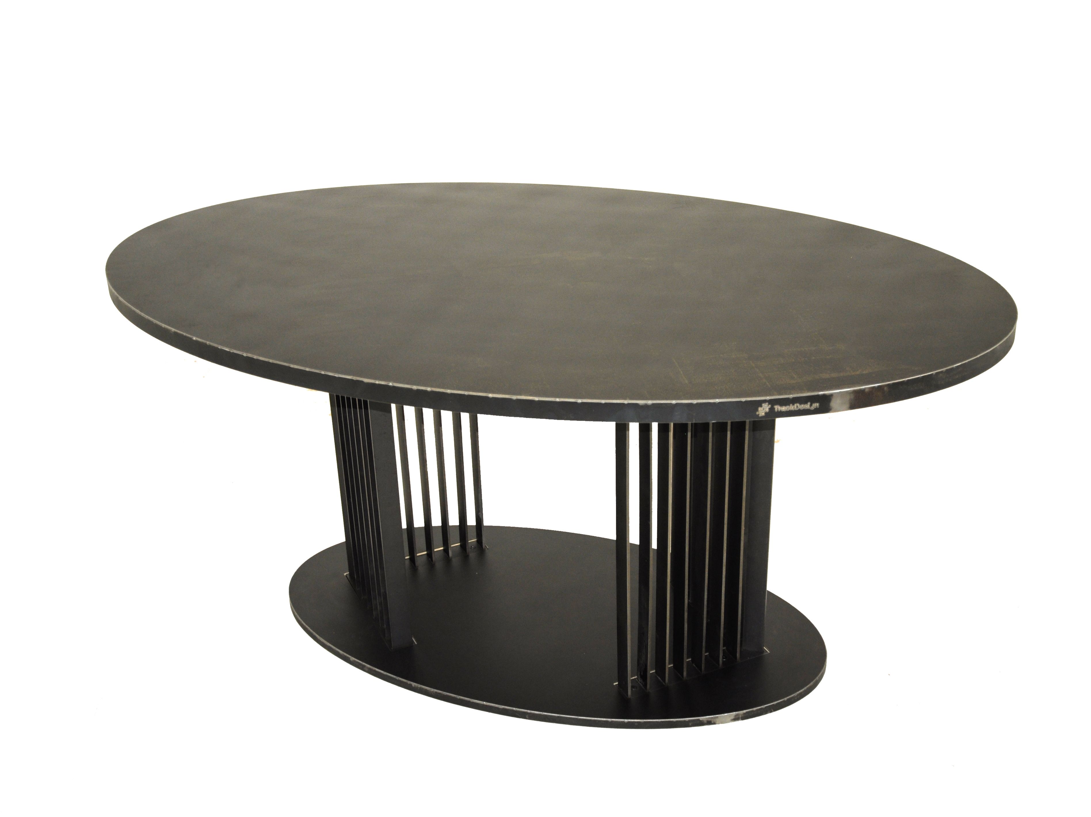 Стальной овальный стол для гостиной TrackDesign Ovov ARCH-00015741