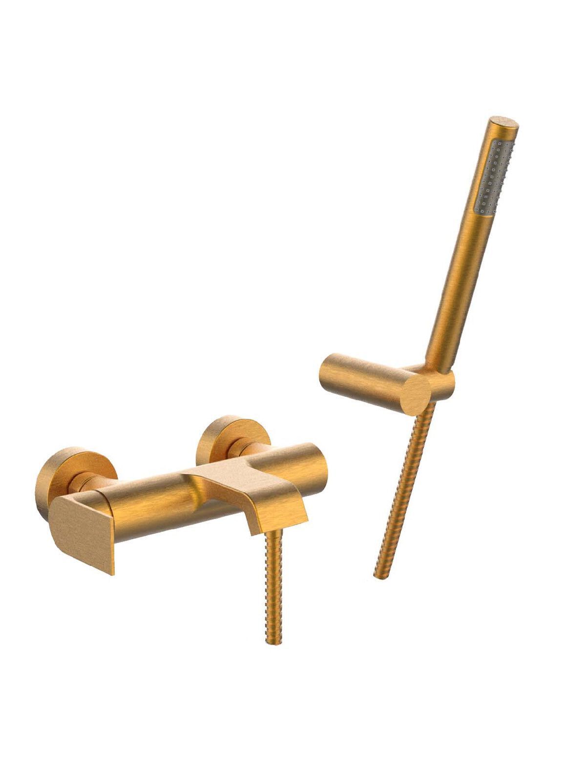 Настенный смеситель для ванны с ручным душем Rubinetterie Frattini Птолемей ARCH-00068297 - Вид №7