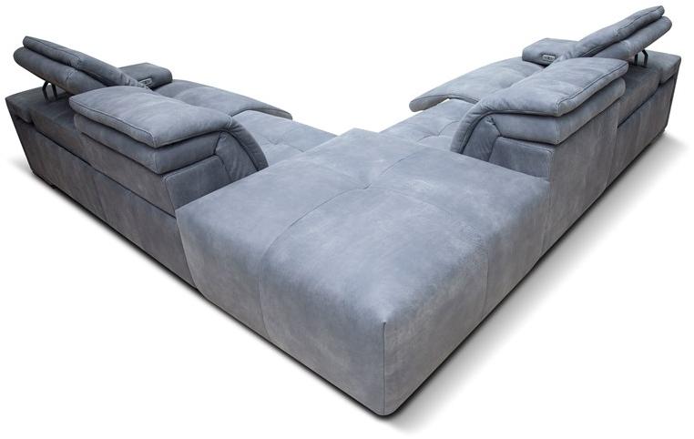 Rossini Sofas Секционный раскладывающийся кожаный диван sun-id-1358523 - Вид №3