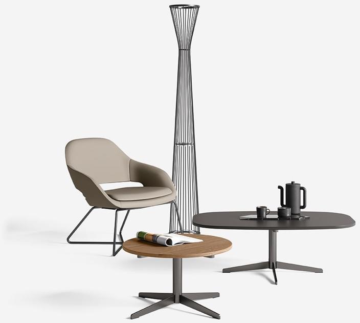 Sinetica Прямоугольный журнальный столик с основанием 4 звезды Multitask sun-id-1408220 - Вид №4