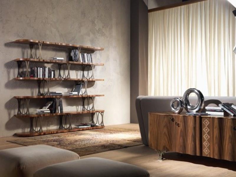 Carpanelli Открытый книжный шкаф из ореха Mistral Lb32+el24 - Вид №1