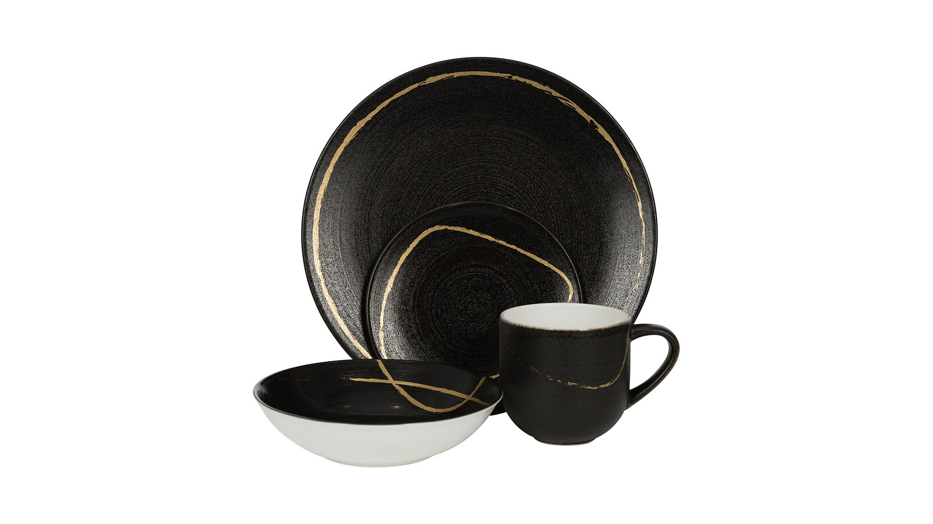 10654666 Royal Crown Derby Тарелка обеденная Royal Crown Derby Эскиз. Черный 27см, фарфор Фарфор, Керамика  - Вид №1