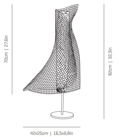 Светодиодная настольная лампа из нержавеющей стали A-Emotional Light Clara ARCH-00119264 - Вид №3