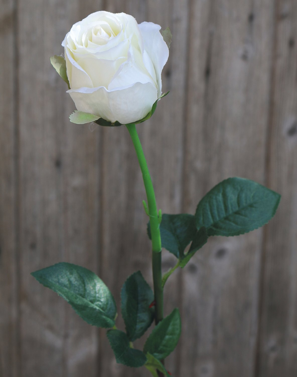 3350 778 a2 Искусственная роза, 58 см, бежево-белая H-andreas 