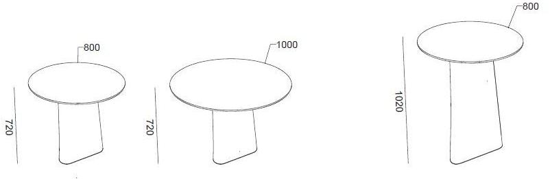 B-LINE Круглый хрустальный стол sun-id-1471491 - Вид №10