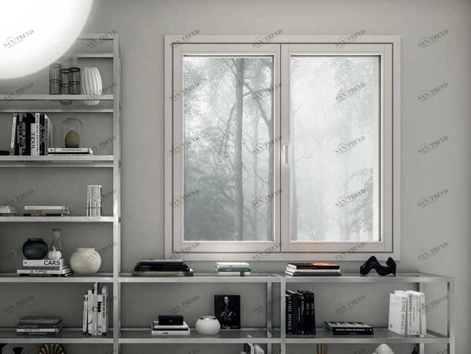 COCIF Распашное окно с терморазрывом из дерева Slim sun-id-1459616