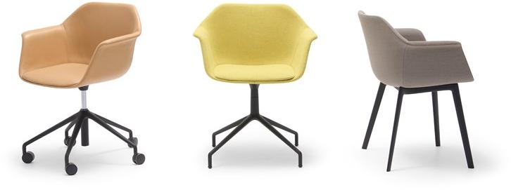 Andreu World Стул офисный вращающийся с 5 спицами на колесиках Gala So0722 - Вид №4