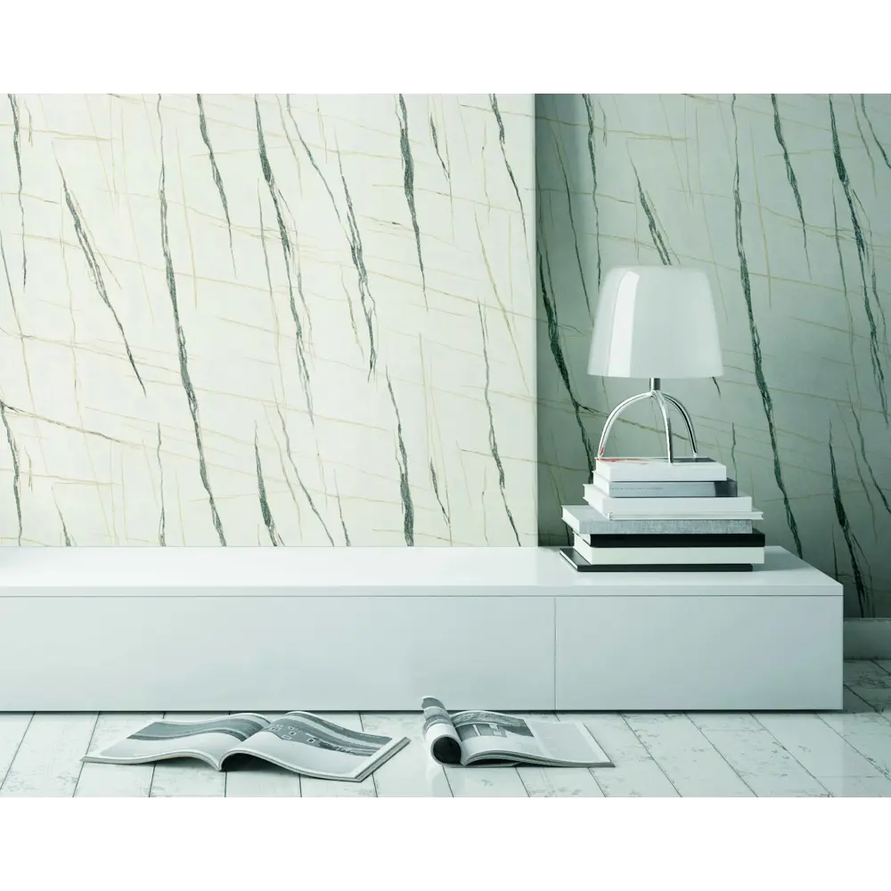 Обои флизелиновые Ovk Design Sirpi Murano белый 1.06 м 10812-02 88915371 STLM-2166552 Carrara Marble - Вид №2