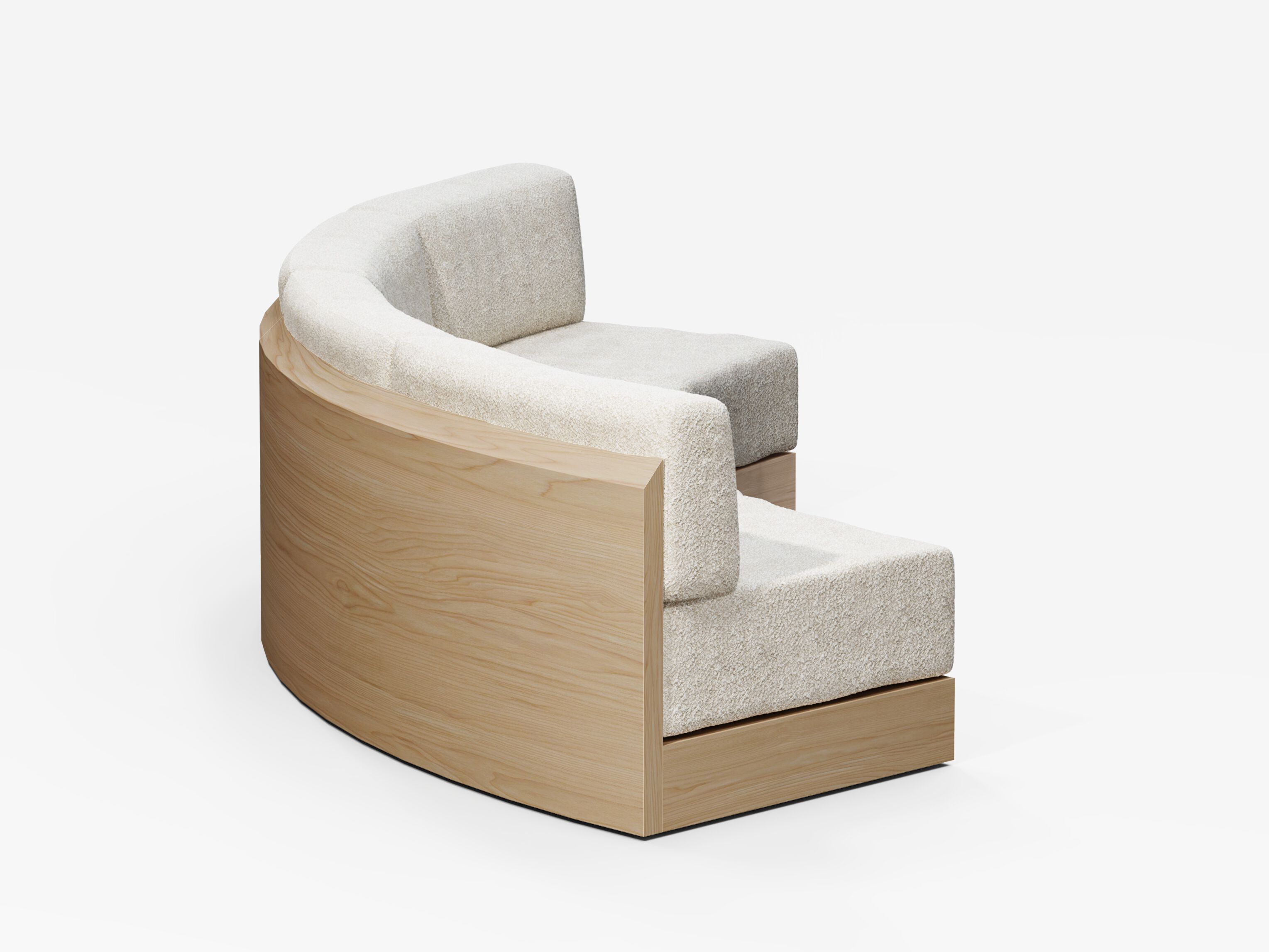 Модульный изогнутый диван из ткани Secolo SERRA ARCH-00047402 - Вид №5