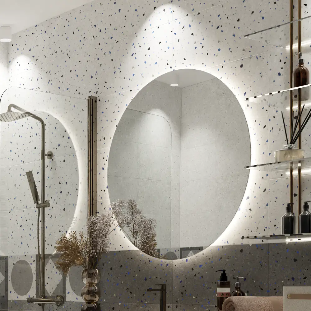 Керамин Салерно 7Д — настенная плитка терраццо для современного интерьера 89398683 STLM-1571793