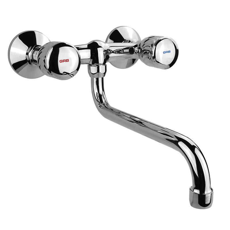 2112446034 BASIC/PREMIUM 1866 моноблочный раковина 11 с низким носиком Хром GRB MIXERS 