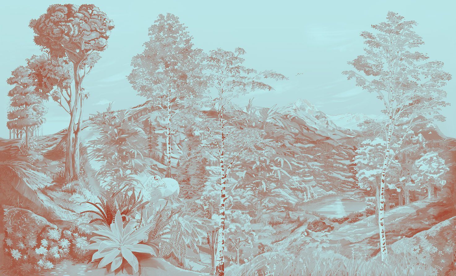 Обои с пейзажами Jannelli&Volpi GRAN PARADISO ARCH-00099357 - Вид №1