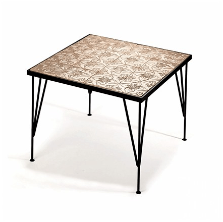 Mambo Unlimited Ideas Квадратный керамический журнальный столик Caldas sun-id-1481665 - Вид №3