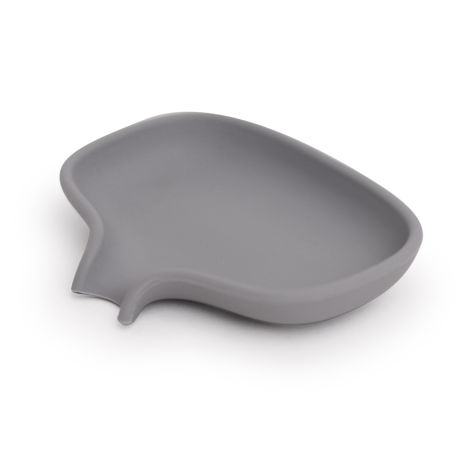 Мыльница с носиком для слива серая (малая) Bosign 263831 - Вид №1